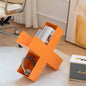 X-Shaped Metal Bookshelf-0